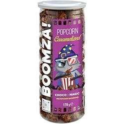 Εικόνα της Boomza Caramel Pop Corn Royal Choco Magic 170gr
