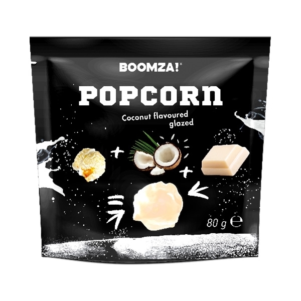 Εικόνα από Boomza Pop Corn White Choc.& Coconut 80gr