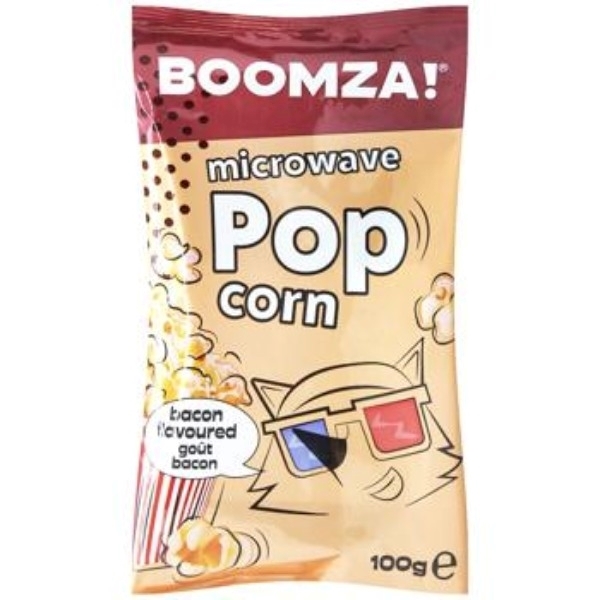 Εικόνα από Boomza Pop Corn για φούρνο μικροκυμάτων με μπέικον 100gr