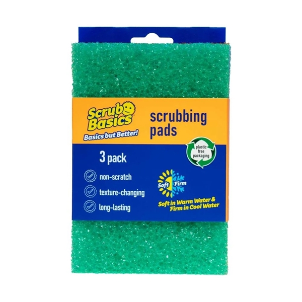 Εικόνα από Scrub Daddy Basics Scrubbing Pads – Σετ 3 Τεμαχίων fiber τριψίματος