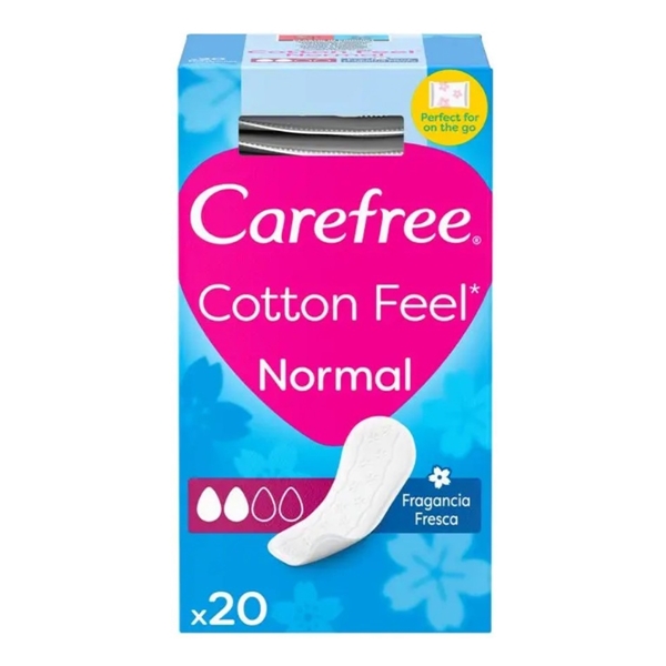 Εικόνα από Carefree Σερβιετάκι Ατομική Συσκευασία Cotton Feel normal 20Τμχ