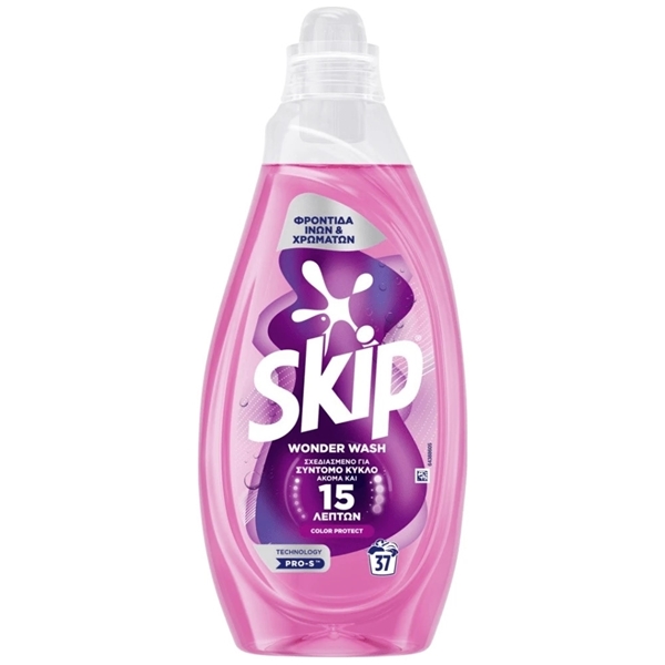 Εικόνα από Skip Wonder Wash Color Protect Υγρό Απορρυπαντικό Ρούχων 37 Μεζούρες