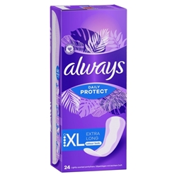 Εικόνα της Always Σερβιετάκια Fresh & Protect Long Plus 24 Τεμαχίων