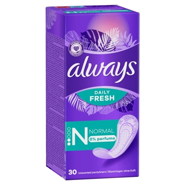 Εικόνα από Always Σερβιετάκια Fresh & Protect Νormal 30 Τεμαχίων