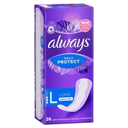 Εικόνα της Always Dailies Extra Protect Long Σερβιετάκια 26τμχ