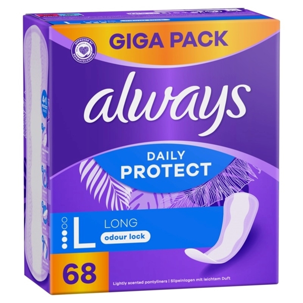 Εικόνα από Always Σερβιετάκια  Daily Protect  Long  68 Τεμαχίων
