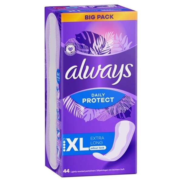 Εικόνα από Always Σερβιετάκια Daily Protect Extra Long XL 44 Τεμαχίων