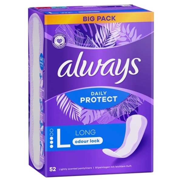 Εικόνα από Always Σερβιετάκια  Daily Protect  Long  52 Τεμαχίων