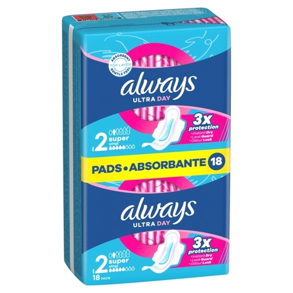 Εικόνα από Always Σερβιέτα Ultra Long Plus 18 Τεμαχίων dp