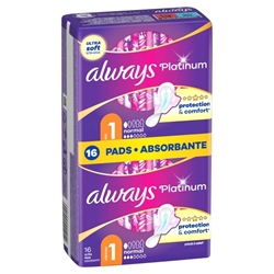Εικόνα της Always Σερβιέτα Platinum Ultra Normal Plus 16 Τεμαχίων dp