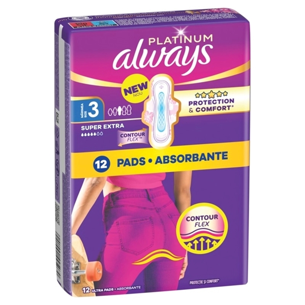 Εικόνα από Always Σερβιέτα Platinum Ultra Night 12 Τεμαχίων vp