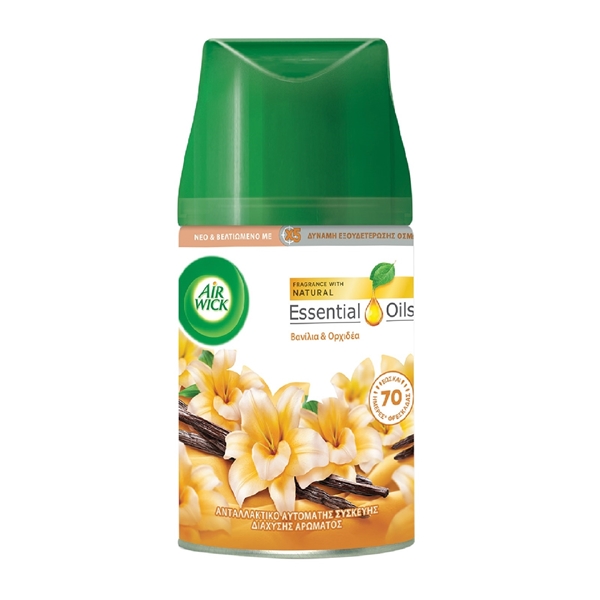 Εικόνα από Airwick Αρωματικά Χώρου Ανταλλακτικό Freshmatic Vaniglia  & The Bianco 250ml