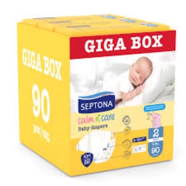 Εικόνα από Septona Calm N' Care Πάνες Giga Box Extra Large Plus No7 (15+Kg) 108τεμ (3*36τεμ)
