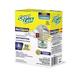 Εικόνα της Clever Casa Mat Set Συσκευή διπλής χρήσης (Υγρό & Ταμπλέτα)+10 Ταμπλέτες