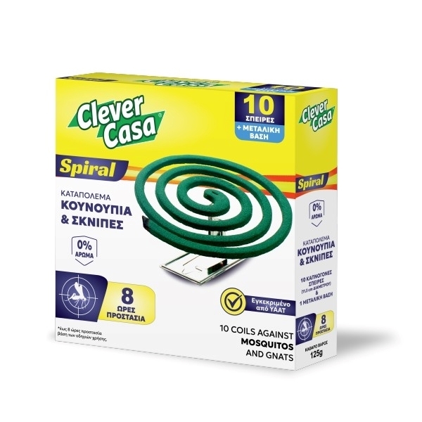 Εικόνα από Clever Casa Εντομοαπωθητικές Σπείρες Φιδάκι 10τμ