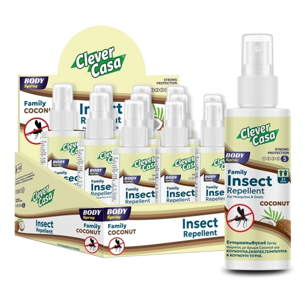 Εικόνα από Clever Casa Εντομοαπωθητική Λοσιόν σε Spray με Άρωμα Coconut 100ml
