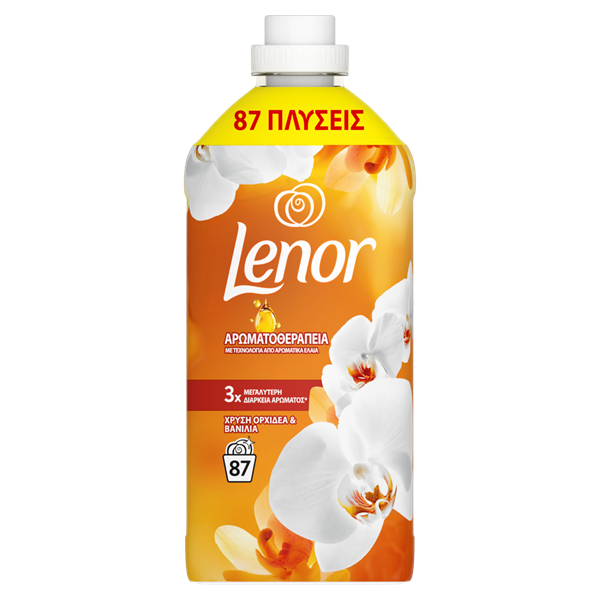 Εικόνα από Lenor Mαλακτικό Joy Gold Orchid 87Mεζούρες