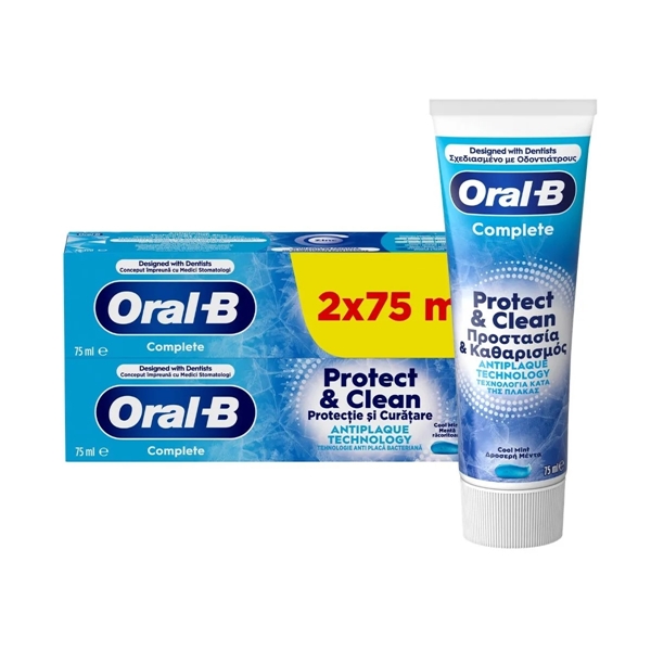 Εικόνα από Oral-B Oδοντόκρεμα Complete Duo Pack 2 X 75ml