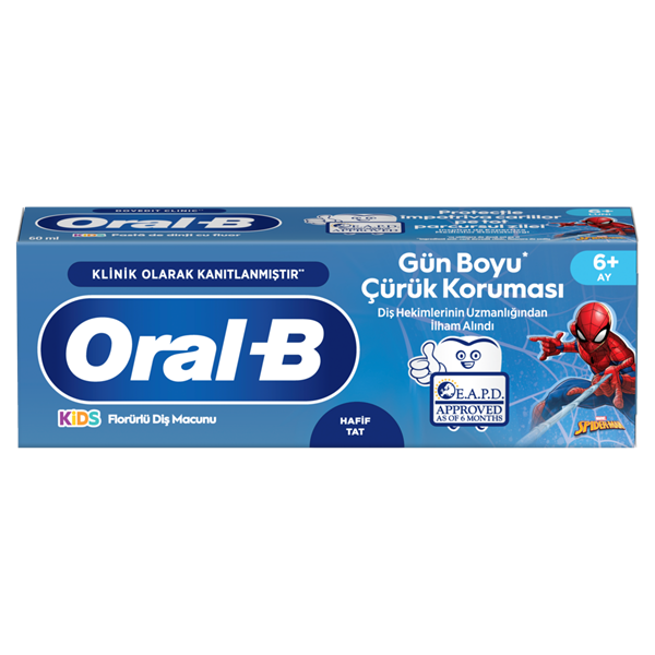 Εικόνα από Oral-Β Οδοντόκρεμα Παιδική  Spiderman +6μηνών 60ml