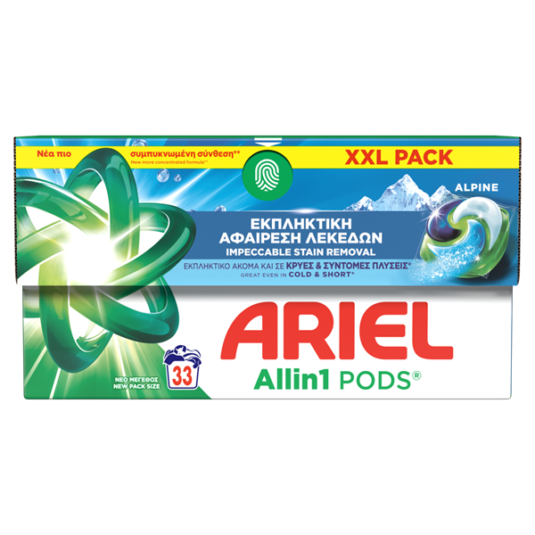 Εικόνα από Ariel Pods All in 1 Alpine   33 τεμαχίων