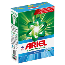 Εικόνα της Ariel Σκόνη Πλυντηρίου Alpine 42 Μεζούρες