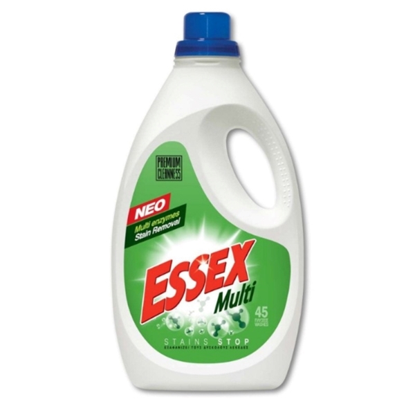Εικόνα από Essex Multi Stains Stop Υγρό Απορρυπαντικό ρούχων 2.25lt (45 Μεζούρες)