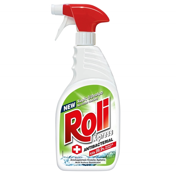 Εικόνα από Roli Xpress Antibacterial Spray Απολυμαντικό Γενικής Χρήσης, 700ml