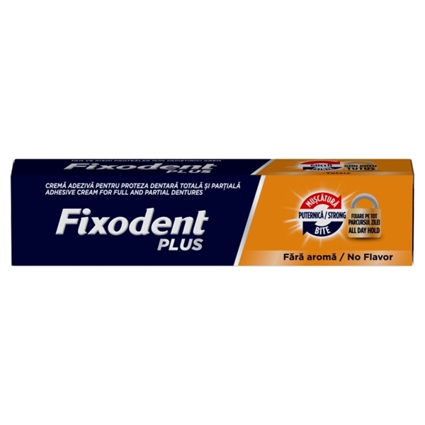 Εικόνα από Fixodent Plus  Στερεωτική Κρέμα Τεχνητής Οδοντοστοιχίας Δυνατό Κράτημα 57gr