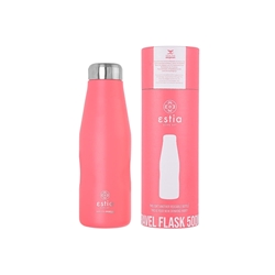 Εικόνα της Estia Travel Flask Save The Aegean Pastel Coral 0.5lt