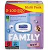 Εικόνα από Septona Μωρομάντηλα Dermasoft family Cotton Extract με καπάκι (3x100) 300 τεμάχια