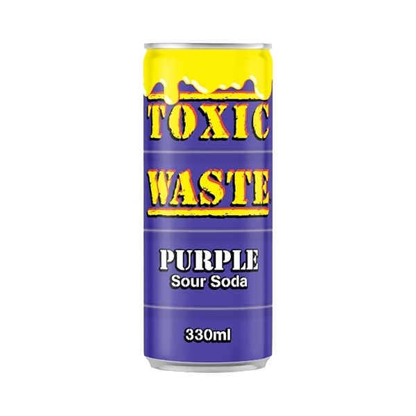 Εικόνα από Toxic Waste Sour Soda Purple 330ml (σταφύλι)