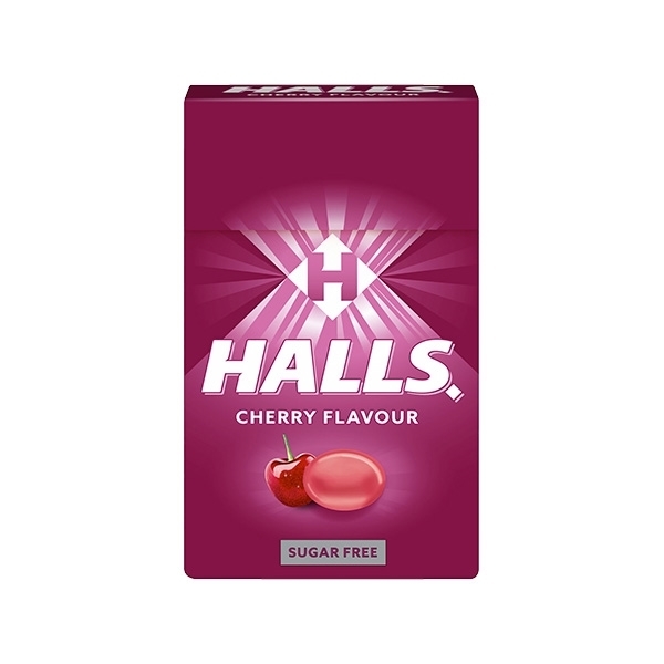 Εικόνα από Halls Καραμέλες Vita-C με Γεύση Κεράσι Χωρίς Προσθήκη Ζάχαρης 28gr