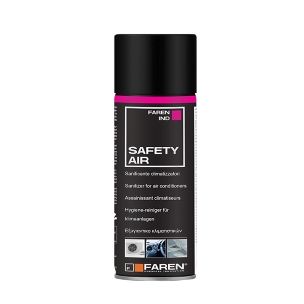 Εικόνα από Faren Safety Air Σπρέι Καθαριστικό Απολυμαντικό Κλιματιστικών με Διακριτικό Άρωμα 400ml