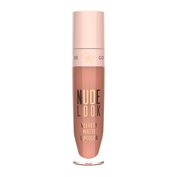 Εικόνα από Golden Rose Nude Look Velvety Matte Lip Color Υγρό Κραγιόν 02 Peachy Nude 5.5gr