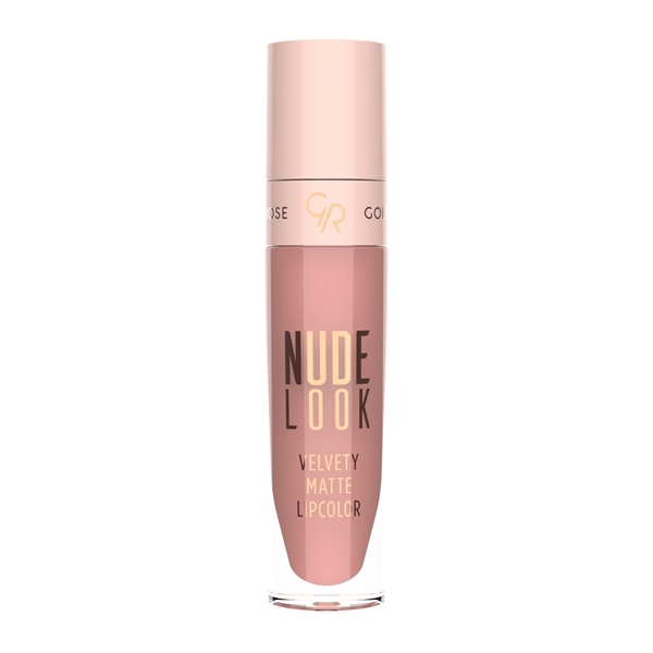 Εικόνα από Golden Rose Nude Look Velvety Matte Lip Color Υγρό Κραγιόν 03 Rosy Nude 5.5gr