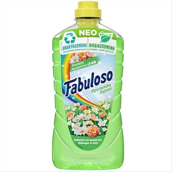 Εικόνα από Fabuloso Καθαριστικό Πατώματος Υγρό Φρεσκάδα Αγρού 1lt