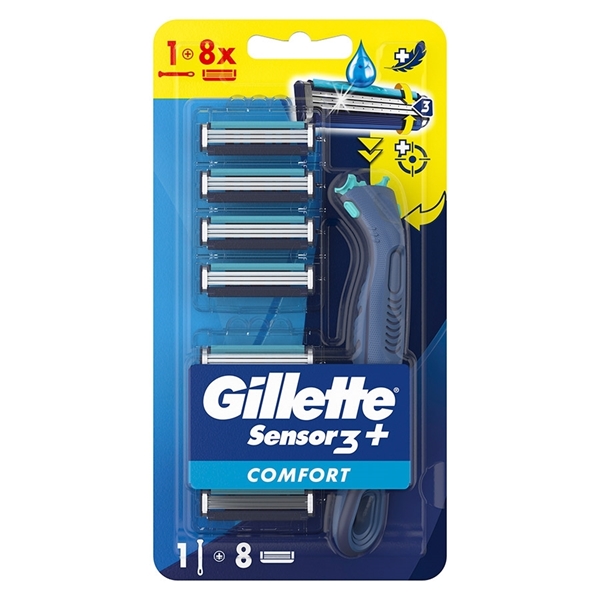 Εικόνα από Gillette Mηχανή Sensor3 Comfort  (Mηχανή +8 Aντ/κα)