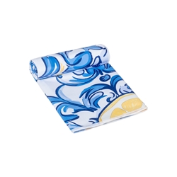 Εικόνα της Estia Πετσετα Θαλασσης  Microfiber με Τσαντάκι 90x180 cm Amalfi Coast