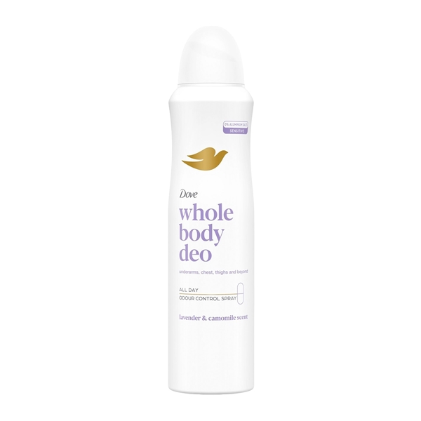 Εικόνα από Dove Spray Whole Body Deo Lavender & Camomile 150ml για Όλο το Σώμα