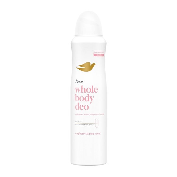 Εικόνα από Dove Spray Whole Body Deo Raspberry & Rose 150ml για Όλο το Σώμα