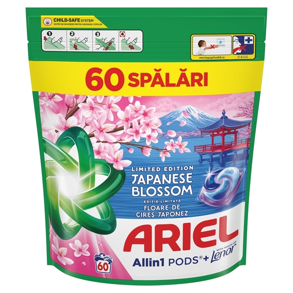 Εικόνα από Ariel Pods All in 1 Άνθη Ιαπωνίας 60 τεμαχίων