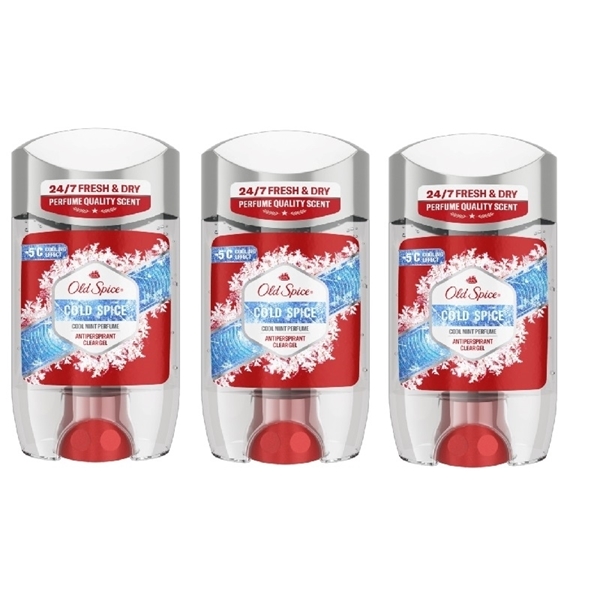 Εικόνα από Old Spice AP Clear Gel Cold Spice 70ml (3ΤΕΜ)