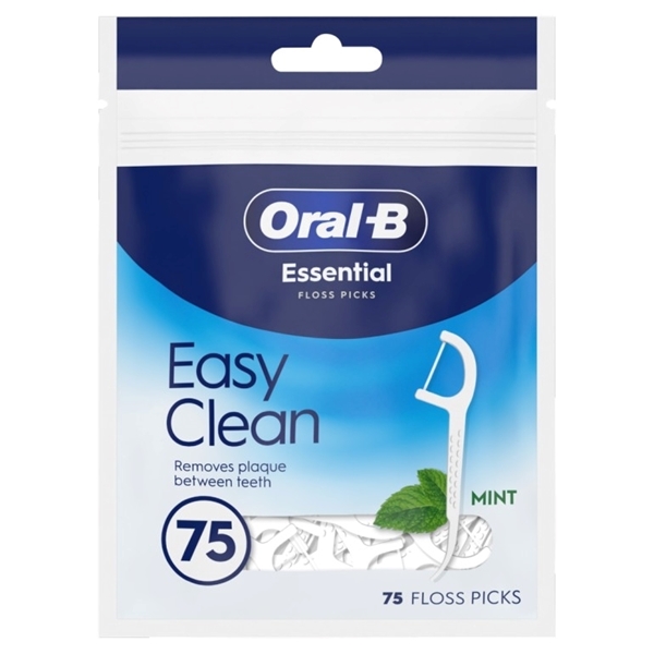 Εικόνα από Oral-B Oδοντικό Nήμα Easy Clean με Λαβή  Μέντα 75 τεμαχίων