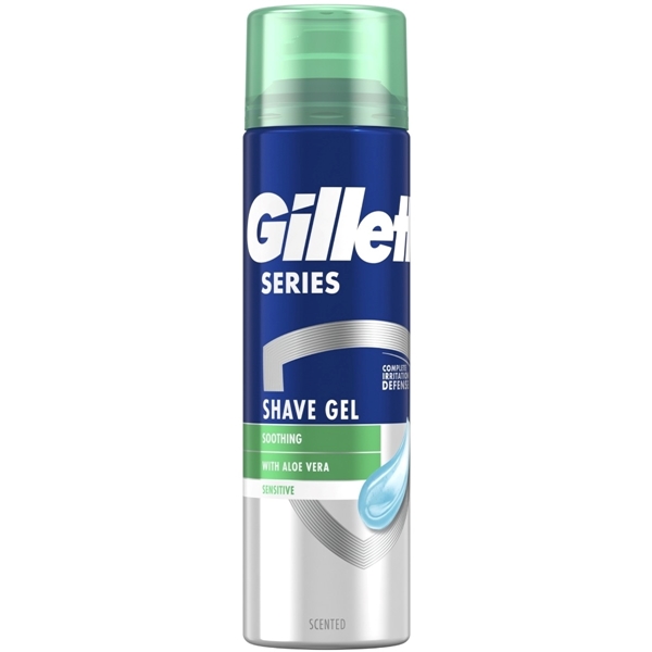 Εικόνα από Gillette Gel Ξυρίσματος Series Shoothing with Aloe vera Sensitive 200ml