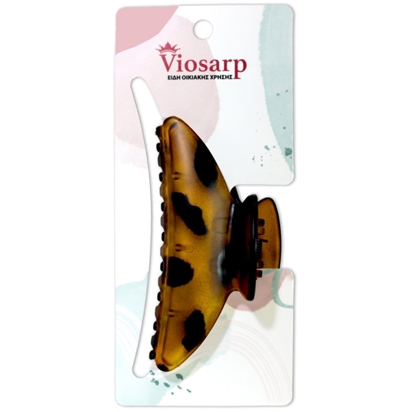 Εικόνα από Viosarp Κλάμερ Μαλλιών Μαύρο-Καφέ 9,5cm  1τεμ.
