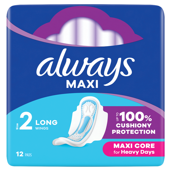Εικόνα από Always Σερβιέτα Maxi Long Plus 12 Τεμαχίων