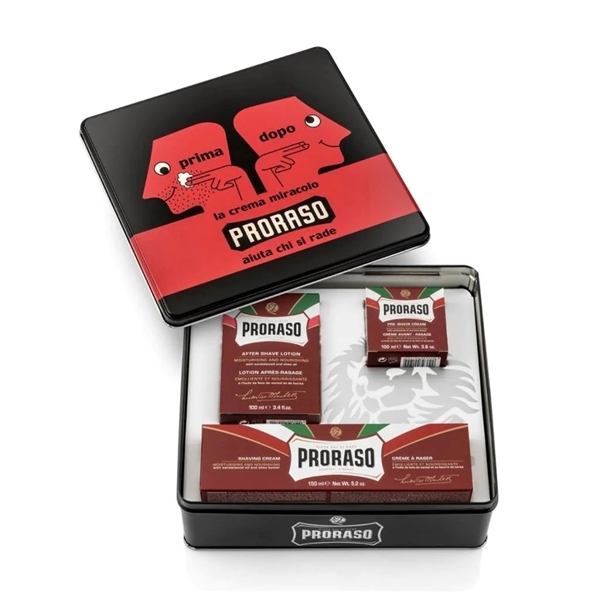 Εικόνα από Proraso Gift Set Sandalwood Pre-shave Cream 100ml, Shaving Cream 150ml, After Shave Lotion 100ml